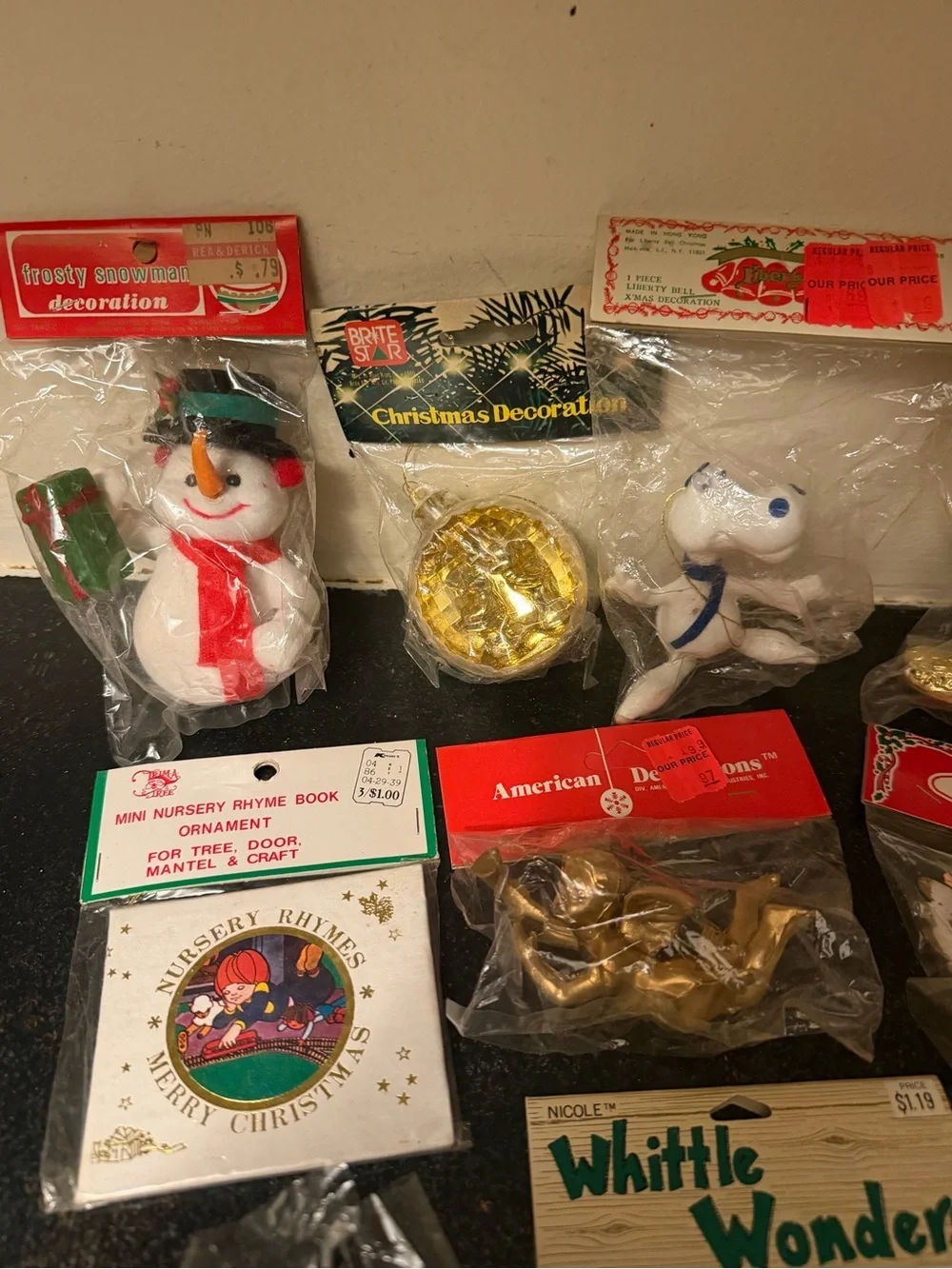 Vintage Christmas Tree Ornaments - Set of 14